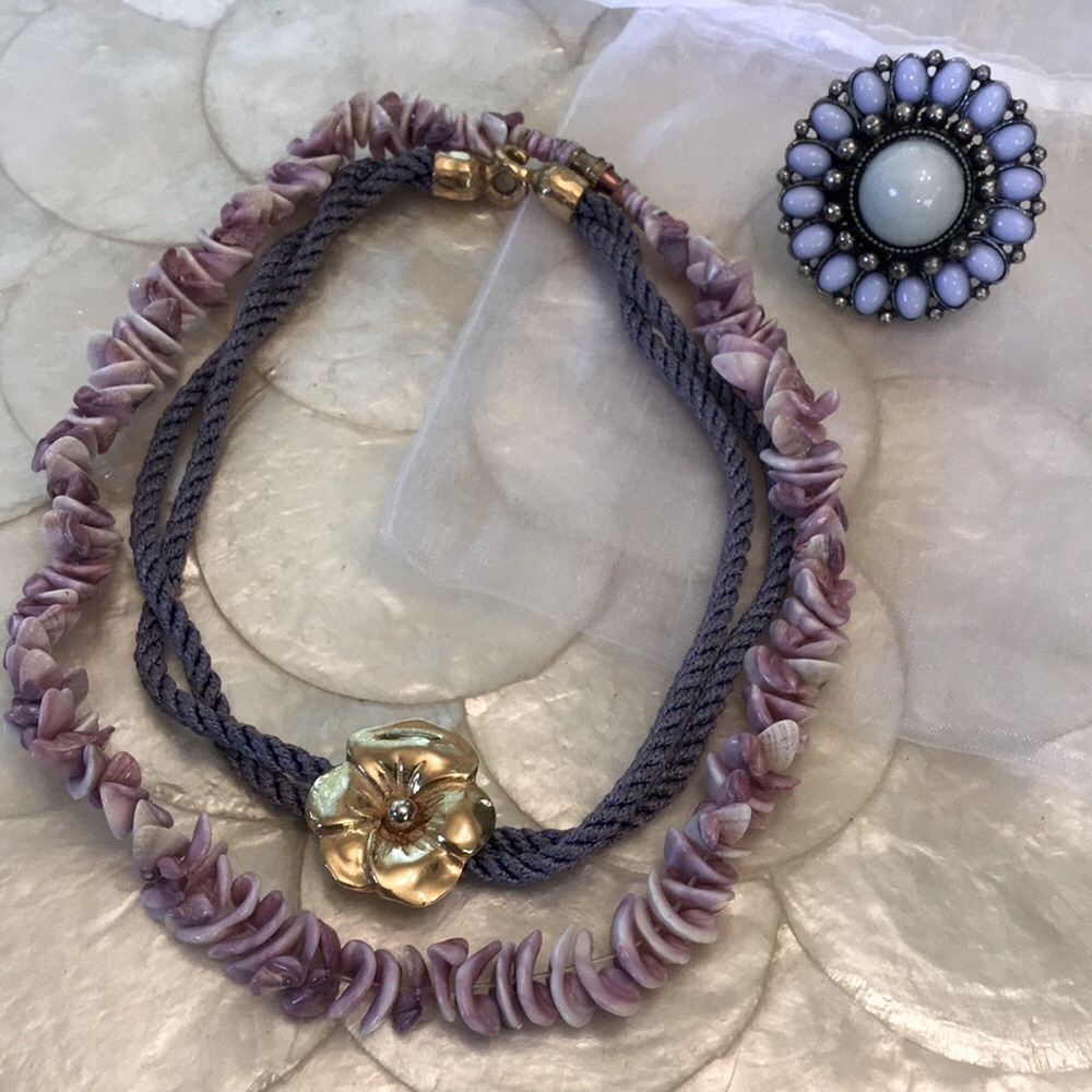 3 pc.Set- Ring & 2 Necklaces - Picture 9 of 9